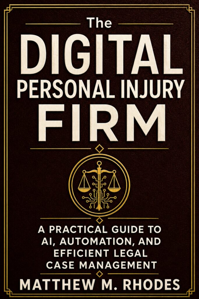 The Digital Personal Injury Firm book cover