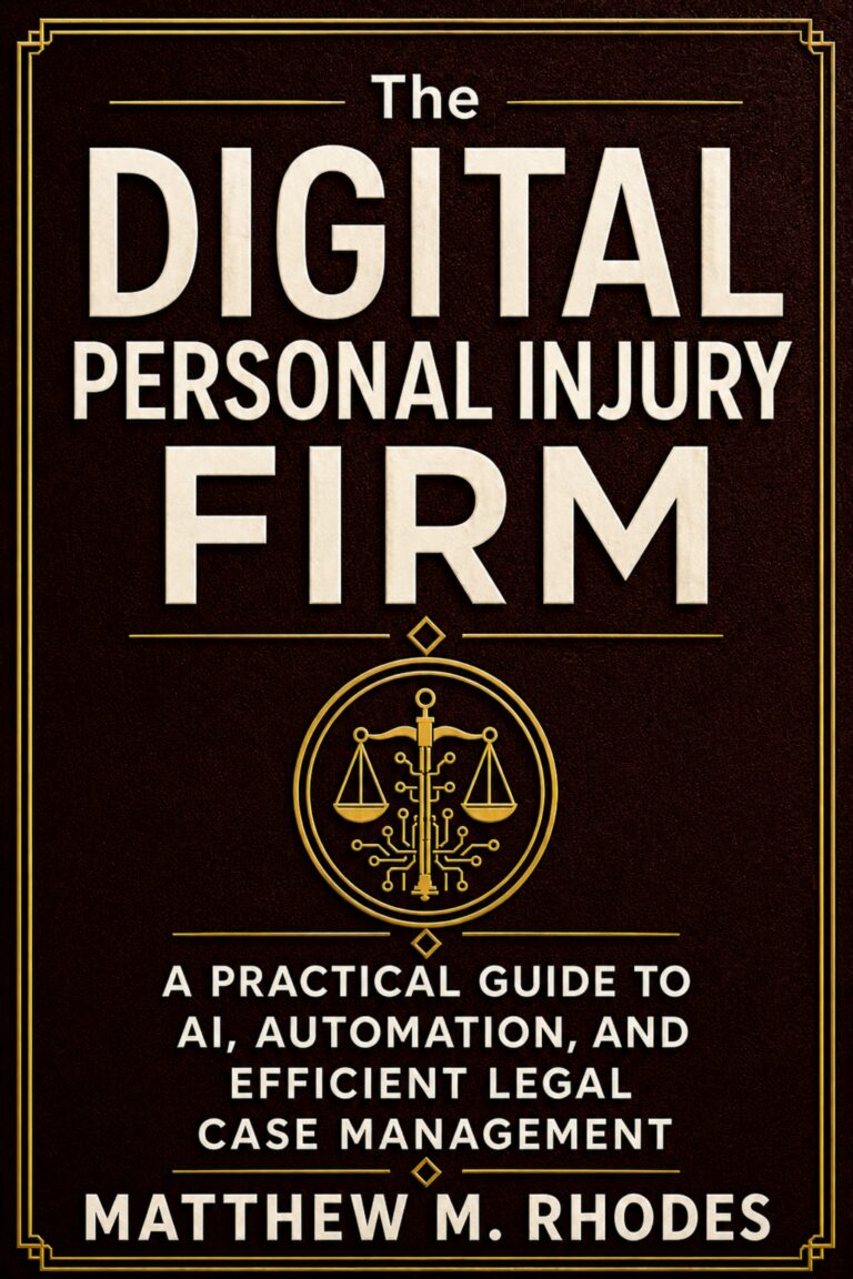 The Digital Personal Injury Firm book cover
